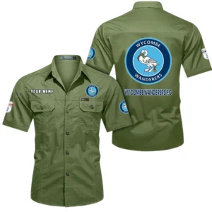 Wycombe Wanderers Short Sleeved Shirt, Gift For Wycombe Wanderers Fan EPL80052225364 - Fruit Green