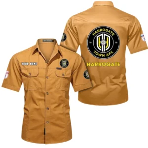 Harrogate Town Short Sleeved Shirt, Gift For Harrogate Town Fan EPL80052225365 - Turmeric