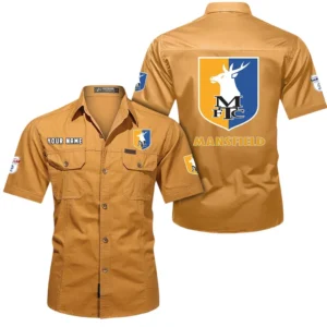 Mansfield Town Short Sleeved Shirt, Gift For Mansfield Town Fan EPL80052225366 - Turmeric