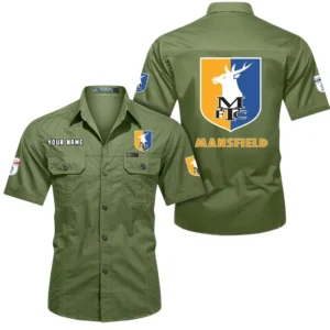 Mansfield Town Short Sleeved Shirt, Gift For Mansfield Town Fan EPL80052225366 - Fruit Green