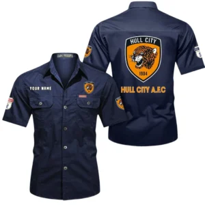 Hull City Short Sleeved Shirt, Gift For Hull City Fan EPL80052225367 - Dark Blue