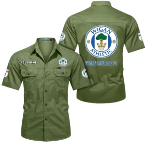 Wigan Athletic Short Sleeved Shirt, Gift For Wigan Athletic Fan EPL80052225368 - Fruit Green