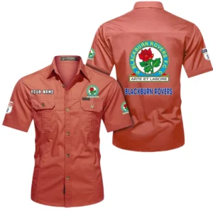 Blackburn Rovers Short Sleeved Shirt, Gift For Blackburn Rovers Fan EPL80052225370 - Red