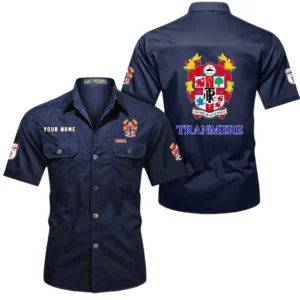 Tranmere Rovers Short Sleeved Shirt, Gift For Tranmere Rovers Fan EPL80052225371 - Dark Blue