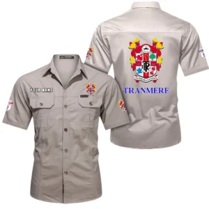 Tranmere Rovers Short Sleeved Shirt, Gift For Tranmere Rovers Fan EPL80052225371 - Beige