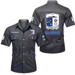 Barrow AFC Short Sleeved Shirt, Gift For Barrow AFC Fan EPL80052225372 - Gray