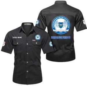 Peterborough United Short Sleeved Shirt, Gift For Peterborough United Fan EPL80052225374 - Black