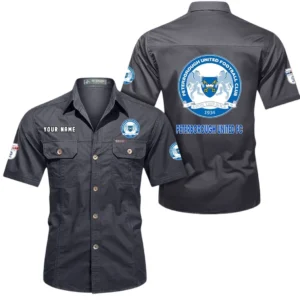 Peterborough United Short Sleeved Shirt, Gift For Peterborough United Fan EPL80052225374 - Gray