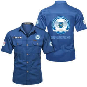 Peterborough United Short Sleeved Shirt, Gift For Peterborough United Fan EPL80052225374 - Cowboy Blue