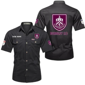 Burnley Short Sleeved Shirt, Gift For Burnley Fan EPL80052225375 - Black