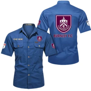 Burnley Short Sleeved Shirt, Gift For Burnley Fan EPL80052225375 - Cowboy Blue