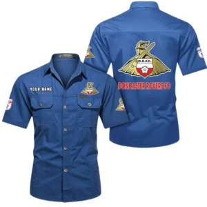 Doncaster Rovers Short Sleeved Shirt, Gift For Doncaster Rovers Fan EPL80052225376 - Cowboy Blue