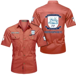 Preston North End Short Sleeved Shirt, Gift For Preston North End Fan EPL80052225377 - Red
