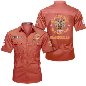 Blackpool Short Sleeved Shirt, Gift For Blackpool Fan EPL80052225378 - Red