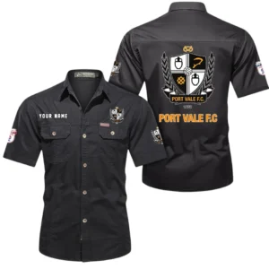 Port Vale Short Sleeved Shirt, Gift For Port Vale Fan EPL80052225379 - Black