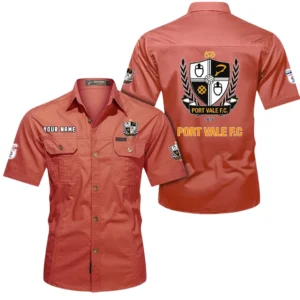 Port Vale Short Sleeved Shirt, Gift For Port Vale Fan EPL80052225379 - Red