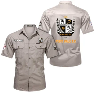 Port Vale Short Sleeved Shirt, Gift For Port Vale Fan EPL80052225379 - Beige