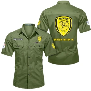 Burton Albion Short Sleeved Shirt, Gift For Burton Albion Fan EPL80052225382 - Fruit Green