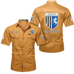 Gillingham Short Sleeved Shirt, Gift For Gillingham Fan EPL80052225383 - Turmeric
