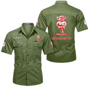 Lincoln City Short Sleeved Shirt, Gift For Lincoln City Fan EPL80052225384 - Fruit Green