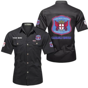 Carlisle United Short Sleeved Shirt, Gift For Carlisle United Fan EPL80052225385 - Black
