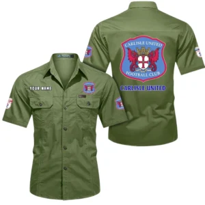 Carlisle United Short Sleeved Shirt, Gift For Carlisle United Fan EPL80052225385 - Fruit Green