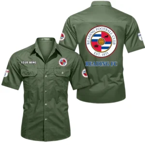 Reading Short Sleeved Shirt, Gift For Reading Fan EPL80052225387 - Army Green