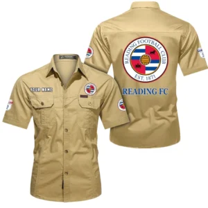 Reading Short Sleeved Shirt, Gift For Reading Fan EPL80052225387 - Khaki