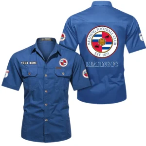 Reading Short Sleeved Shirt, Gift For Reading Fan EPL80052225387 - Cowboy Blue