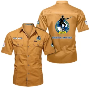 Bristol Rovers Short Sleeved Shirt, Gift For Bristol Rovers Fan EPL80052225389 - Turmeric