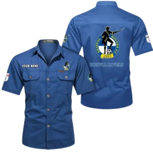 Bristol Rovers Short Sleeved Shirt, Gift For Bristol Rovers Fan EPL80052225389 - Cowboy Blue