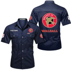 Walsall Short Sleeved Shirt, Gift For Walsall Fan EPL80052225390 - Dark Blue