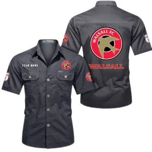 Walsall Short Sleeved Shirt, Gift For Walsall Fan EPL80052225390 - Gray