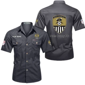 Notts County Short Sleeved Shirt, Gift For Notts County Fan EPL80052225393 - Gray