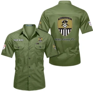 Notts County Short Sleeved Shirt, Gift For Notts County Fan EPL80052225393 - Fruit Green