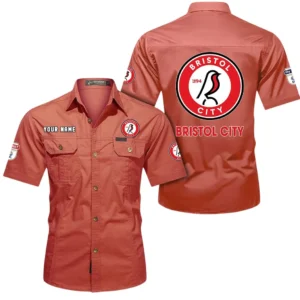 Bristol City Short Sleeved Shirt, Gift For Bristol City Fan EPL80052225394 - Red