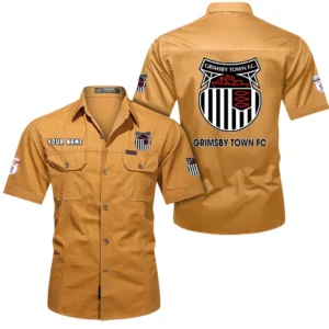Grimsby Town Short Sleeved Shirt, Gift For Grimsby Town Fan EPL80052225396 - Turmeric