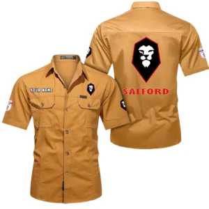 Salford City Short Sleeved Shirt, Gift For Salford City Fan EPL80052225399 - Turmeric