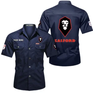 Salford City Short Sleeved Shirt, Gift For Salford City Fan EPL80052225399 - Dark Blue
