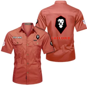 Salford City Short Sleeved Shirt, Gift For Salford City Fan EPL80052225399 - Red