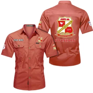 Swindon Town Short Sleeved Shirt, Gift For Swindon Town Fan EPL80052225401 - Red