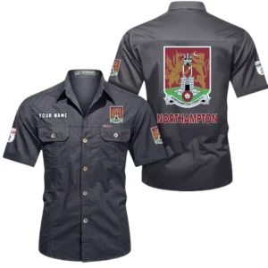 Northampton Town Short Sleeved Shirt, Gift For Northampton Town Fan EPL80052225402 - Gray