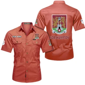 Northampton Town Short Sleeved Shirt, Gift For Northampton Town Fan EPL80052225402 - Red