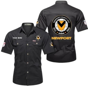 Newport County Short Sleeved Shirt, Gift For Newport County Fan EPL80052225403 - Black