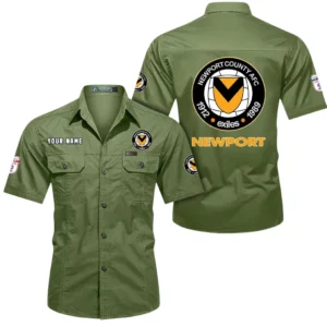 Newport County Short Sleeved Shirt, Gift For Newport County Fan EPL80052225403 - Fruit Green