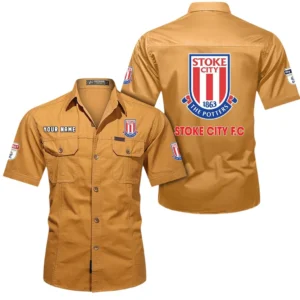 Stoke City Short Sleeved Shirt, Gift For Stoke City Fan EPL80052225404 - Turmeric