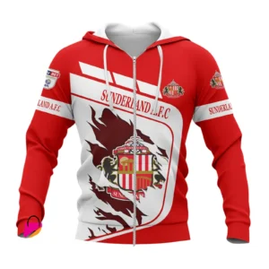 Sunderland Zipper Hoodie Premier League 25-26 EPL89052725780