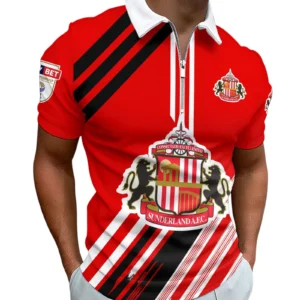 Sunderland Zipper Polo Shirt Premier League 25-26 EPL89052725781