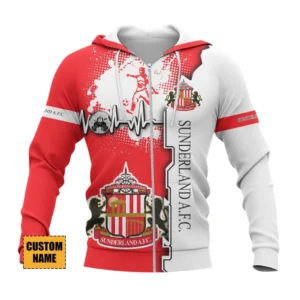 Sunderland Zipper Hoodie Premier League 25-26 EPL89052725789