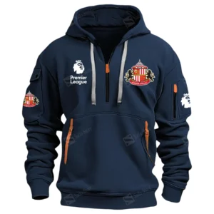 Sunderland Hoodie Half Zipper Premier League 2025 EPL90052725666 - Navy